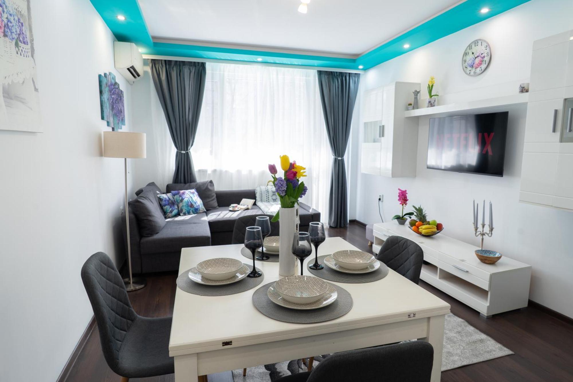Luxury 2 Bedroom Apartment In Central Varna Bagian luar foto
